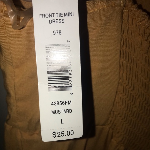 Front Tie Mini Dress - Picture 3 of 3